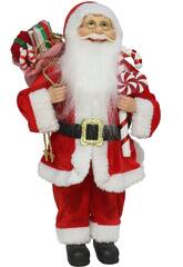 Figura di Babbo Natale in piedi Dalton da 45 cm