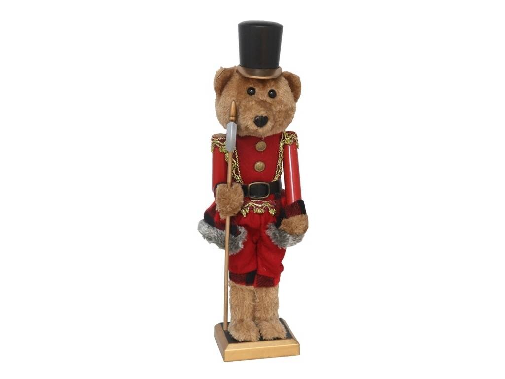 Figura Soldado Oso Navideño de 38 cm