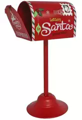 Boîte aux lettres de Noël du Père Noël 32x16x12 cm