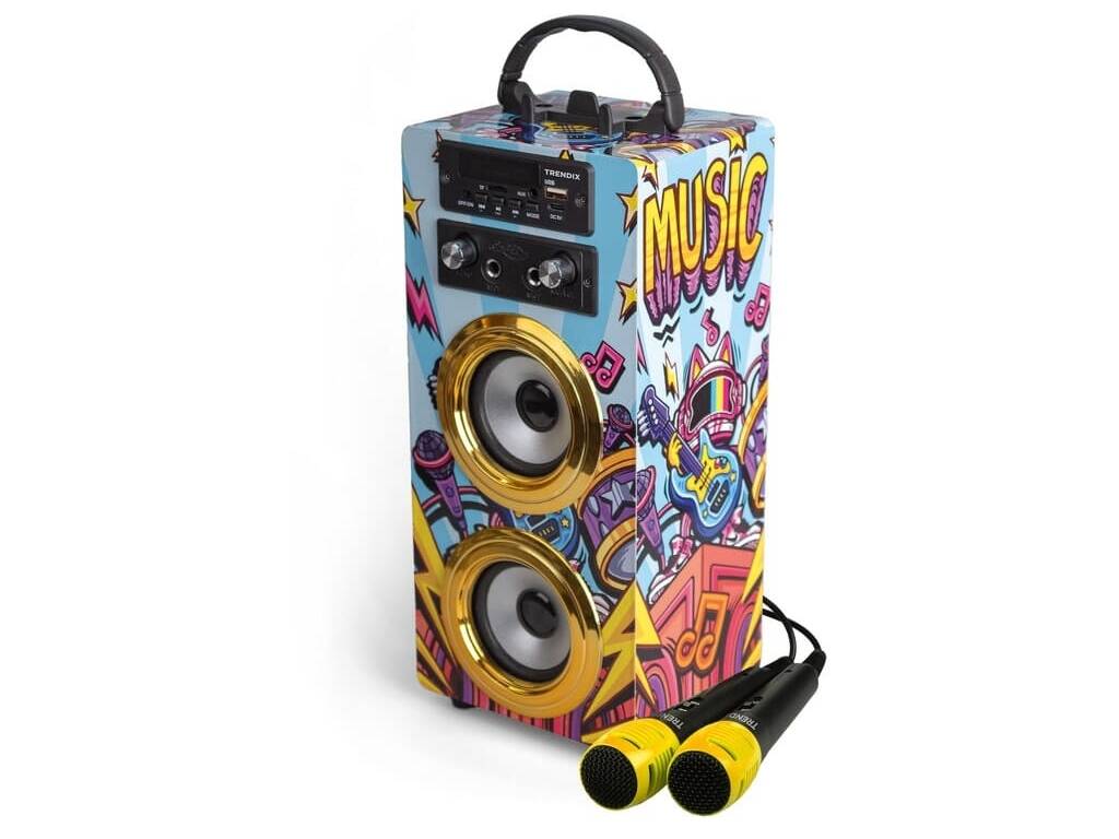 Trendix Karaoke Speaker Music Star avec microphones