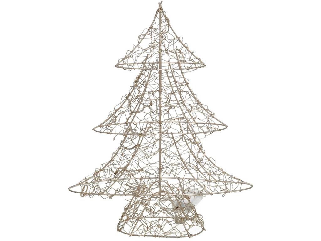 Árbol de Navidad Celeste de 48 cm con 30 Luces Cálidas