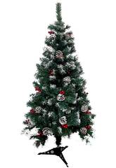 Sapin de Nol vert neige 120 cm avec 280 pointes