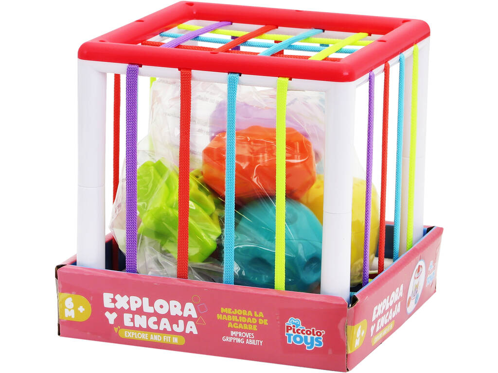 Cubo Explora y Encaja con 6 Piezas