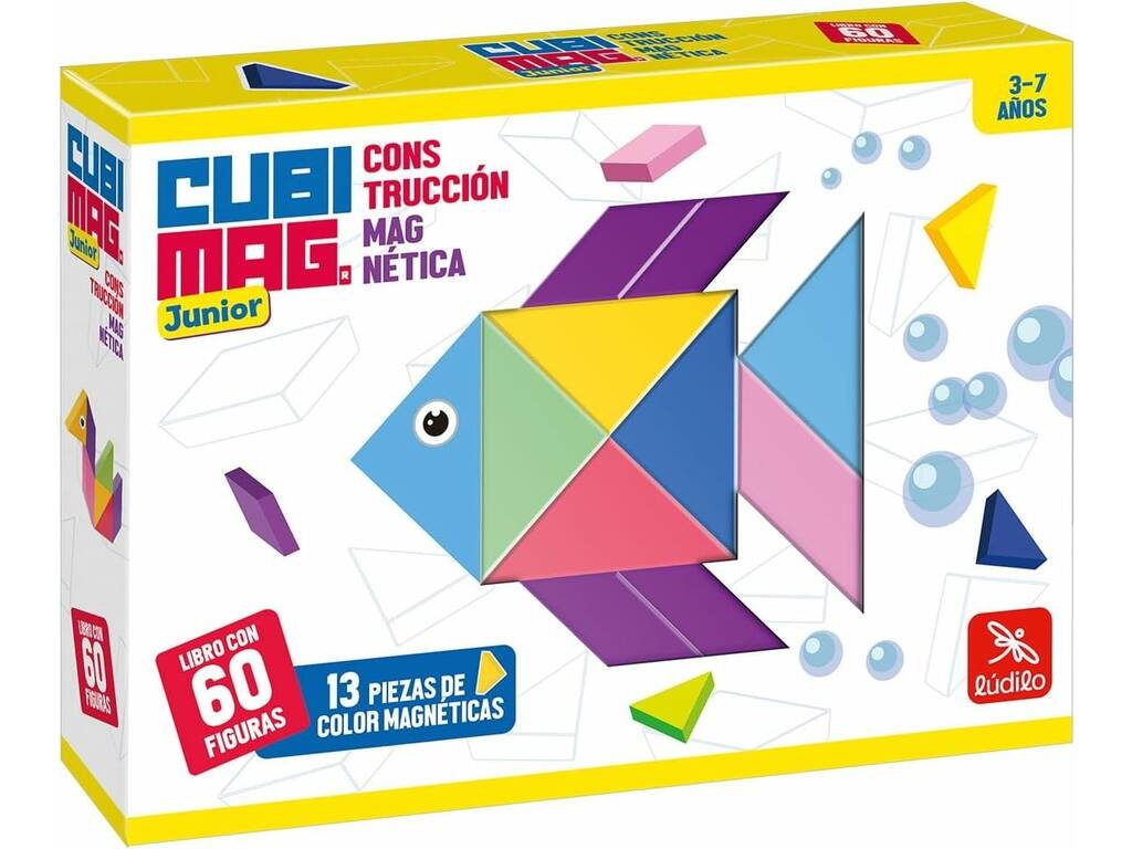 CubiMag Junior Construction magnétique avec 13 pièces