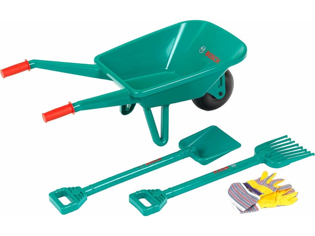 Bosch Set da giardinaggio con carrello e accessori