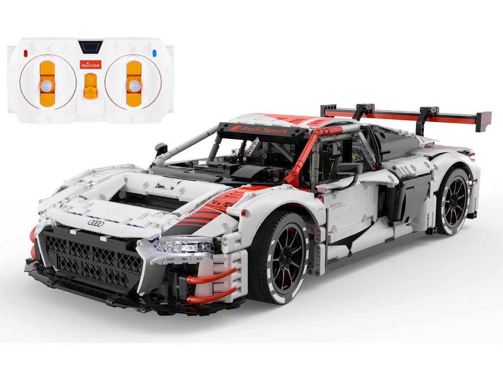 Audi R8 LMS GT3 Blanco Radio Control 1:8 Construible de 3322 Piezas