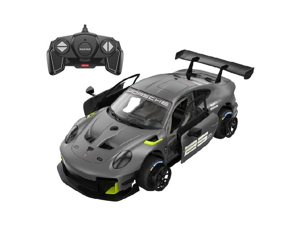 Porsche 911 GT2 RS Clubsport 25 Nera Radiocomandata 1:18 Costruibile con 68 pezzi