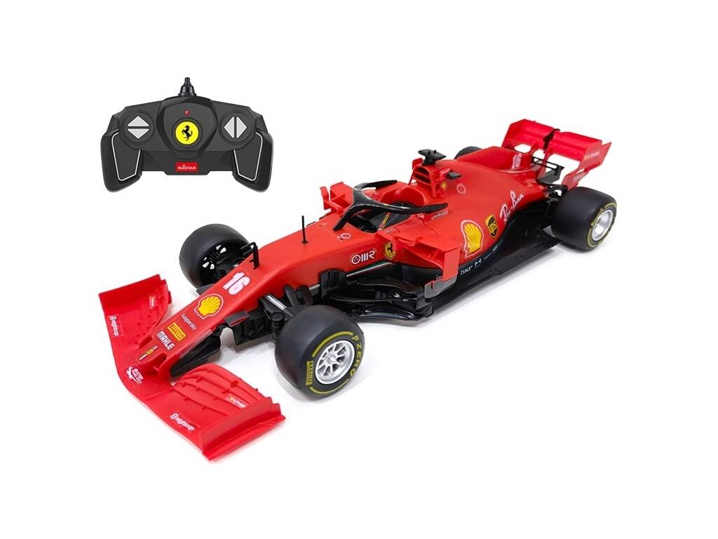 Ferrari SF1000 Rojo Radio Control 1:16 Construible de 60 Piezas