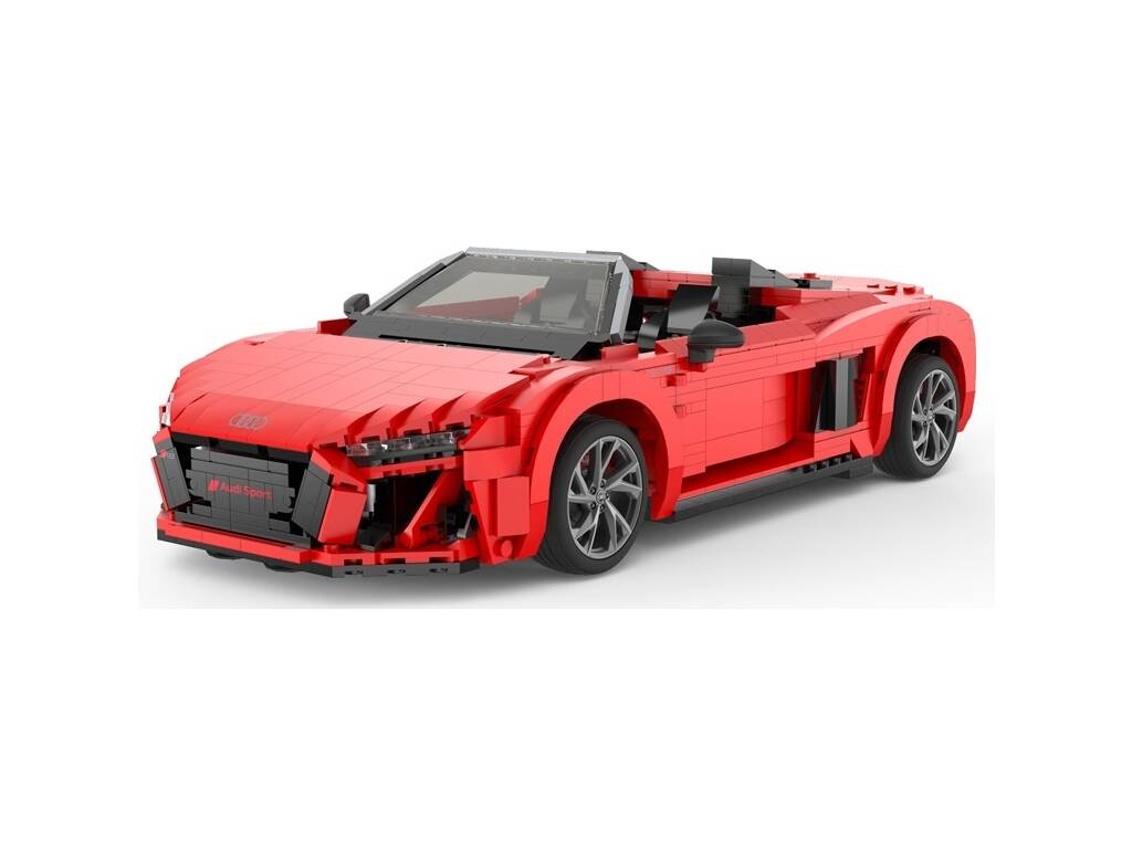 Audi R8 Spyder Rojo 1:14 Construible de 1440 Piezas