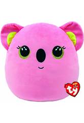 TY Squishy Beanies Peluche Koala rose 30 cm