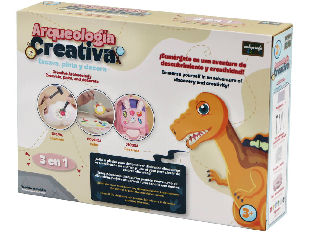 Arqueología Creativa Excava, Pinta y Decora Dinosaurios