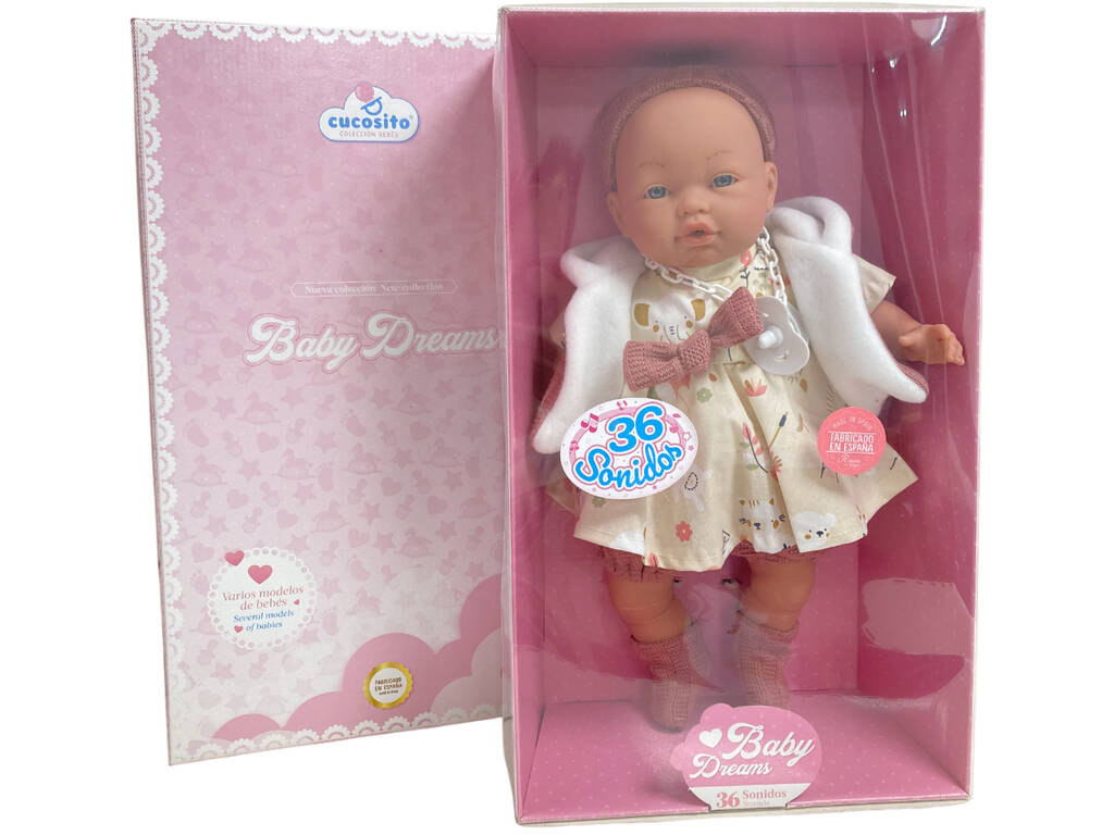 Baby Dreams Baby Doll 40 cm Daniela avec 36 sons