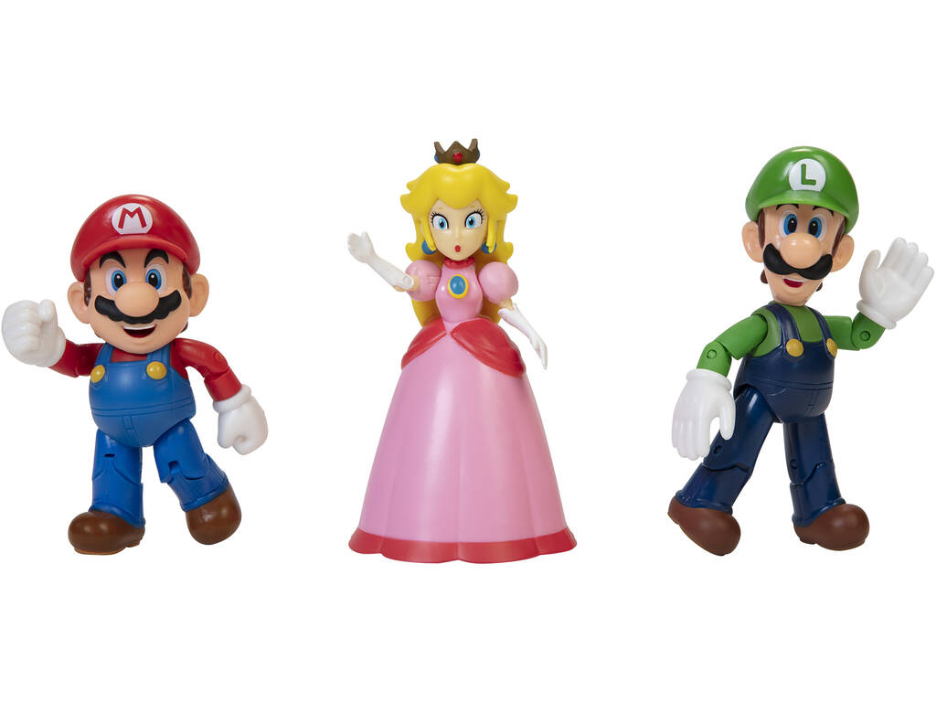 Super Mario Multipack Regno dei Funghi con 3 figure da 10 cm