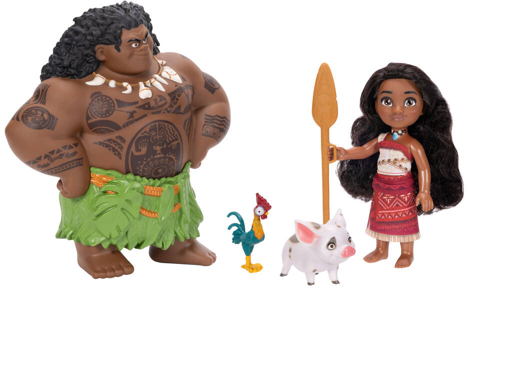 Disney Vaiana 2 Set Figuras Maui y Vaiana de 15 cm