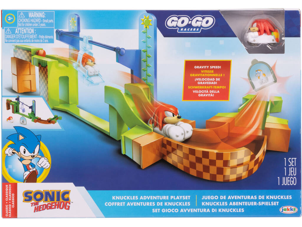 Sonic The Hedgehog Go Go Racers Juego de Aventuras de Knuckles