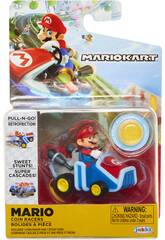 Super Mario Auto di Super Mario con moneta di Mariokart