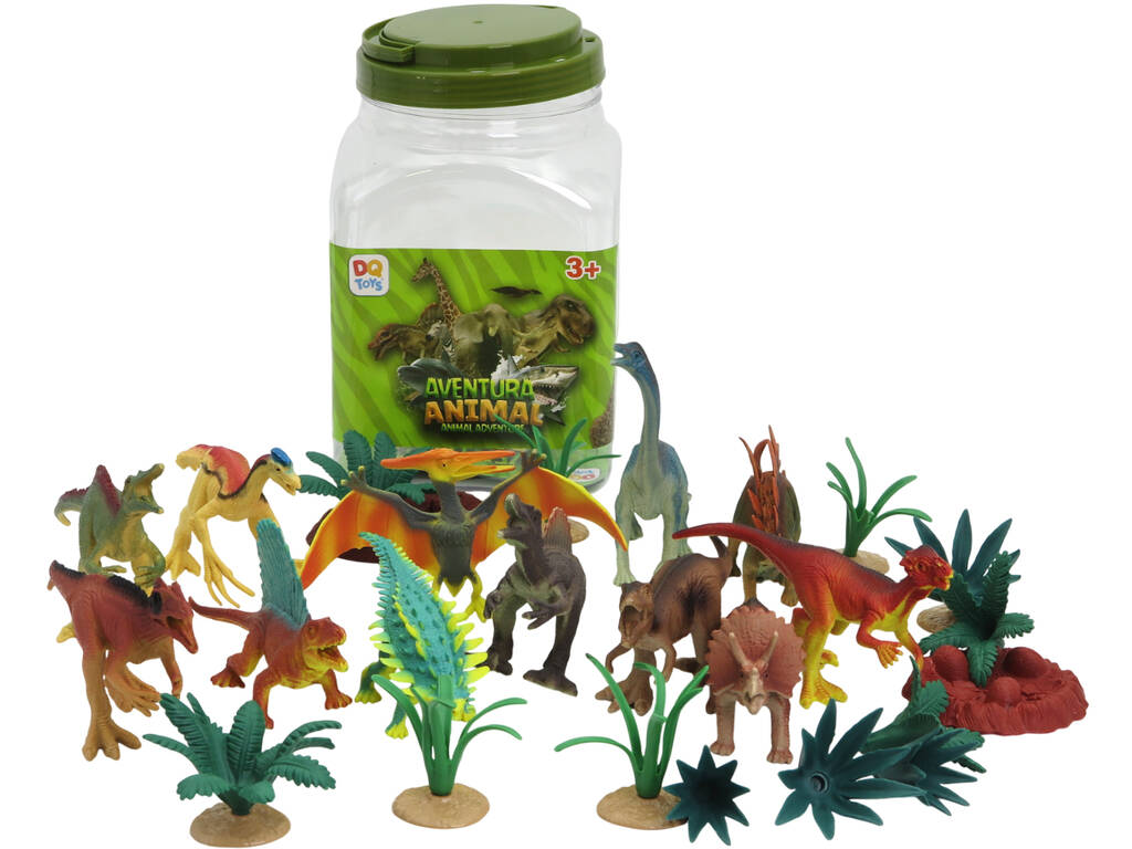 Aventura Animal Set Dinossauros com 33 Peças