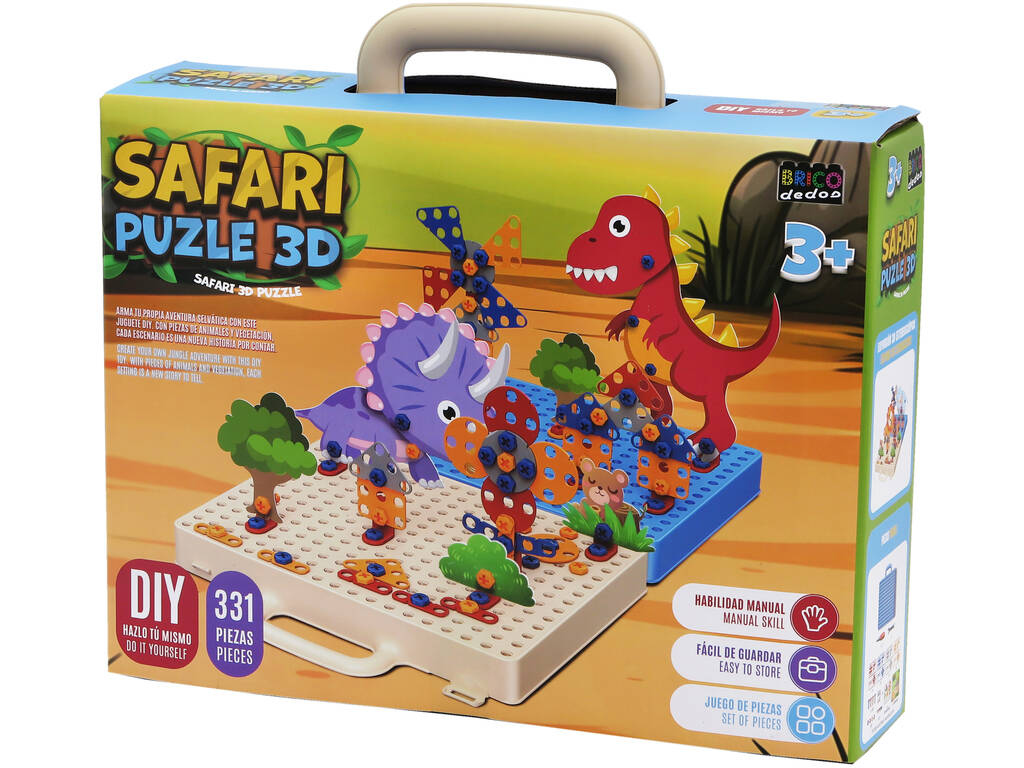 Safari Koffer Puzzle 3D mit 331 Teilen