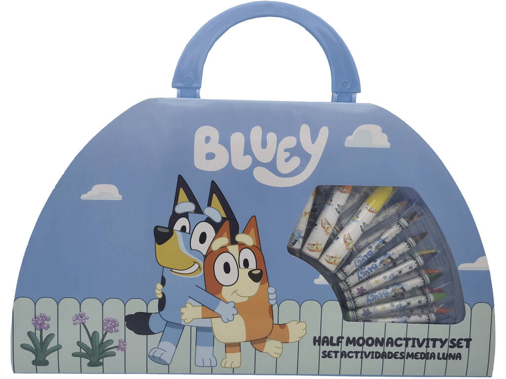 Bluey Valise d'activités 52 pièces CYP GS-52-BY