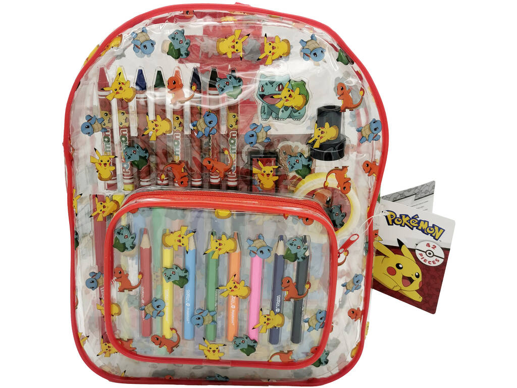 Pokémon Mochila Set De Actividades 42 Piezas CYP GS-42-PK