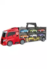 Camion à 6 voitures avec 6 voitures et accessoires