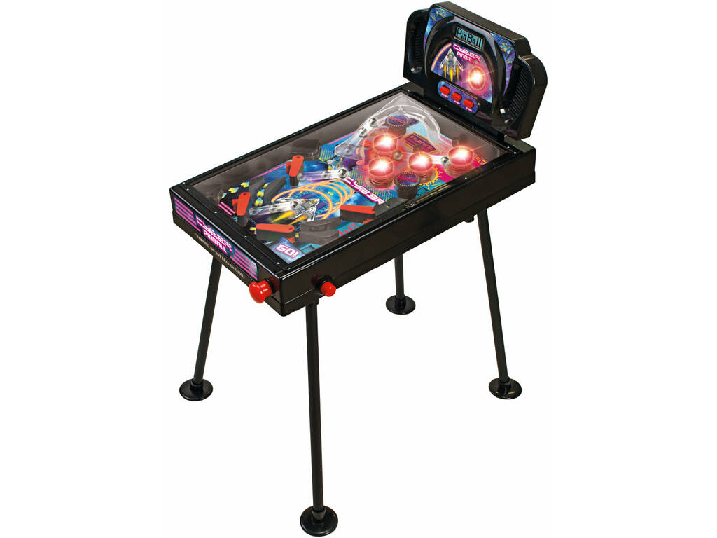 Pinball Cyber 2 en 1 con Luz y Sonidos