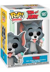 imagen Funko Pop Television Tom y Jerry Figura Tom con Helado