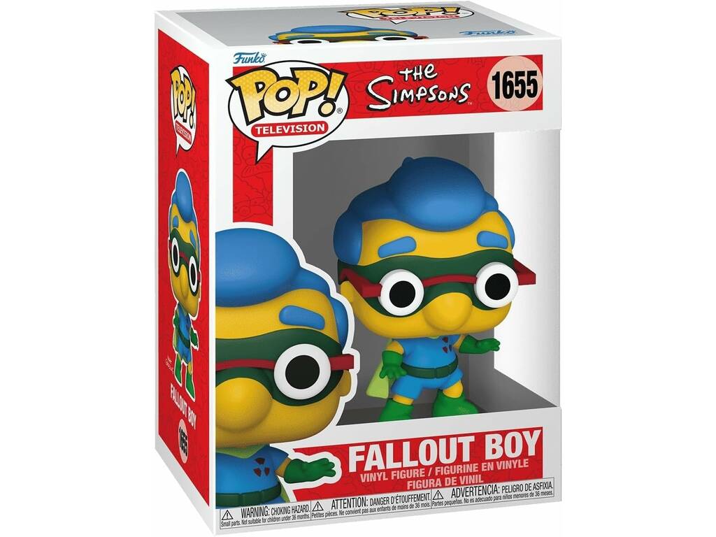 Funko Pop Television The Simpsons Figura Milhouse como Fisión Boy