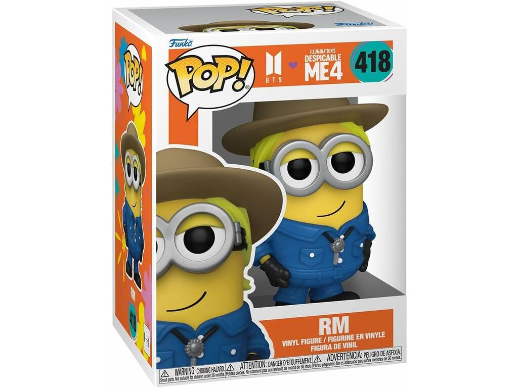 Funko Pop BTS x Minions Figura RM