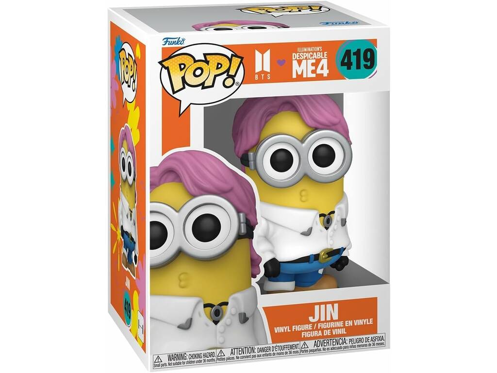 Funko Pop BTS x Minions Figura Jin