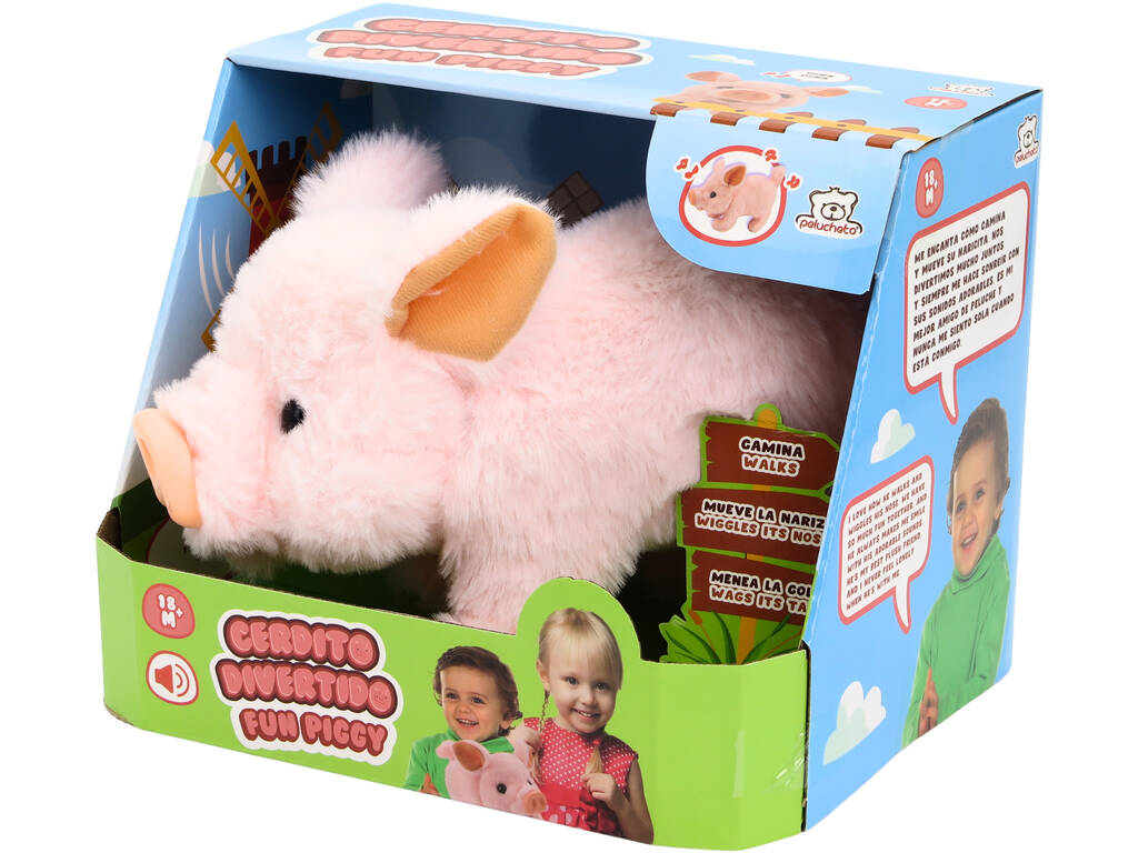 Peluche Interactivo Cerdito Divertido que Camina con Sonidos