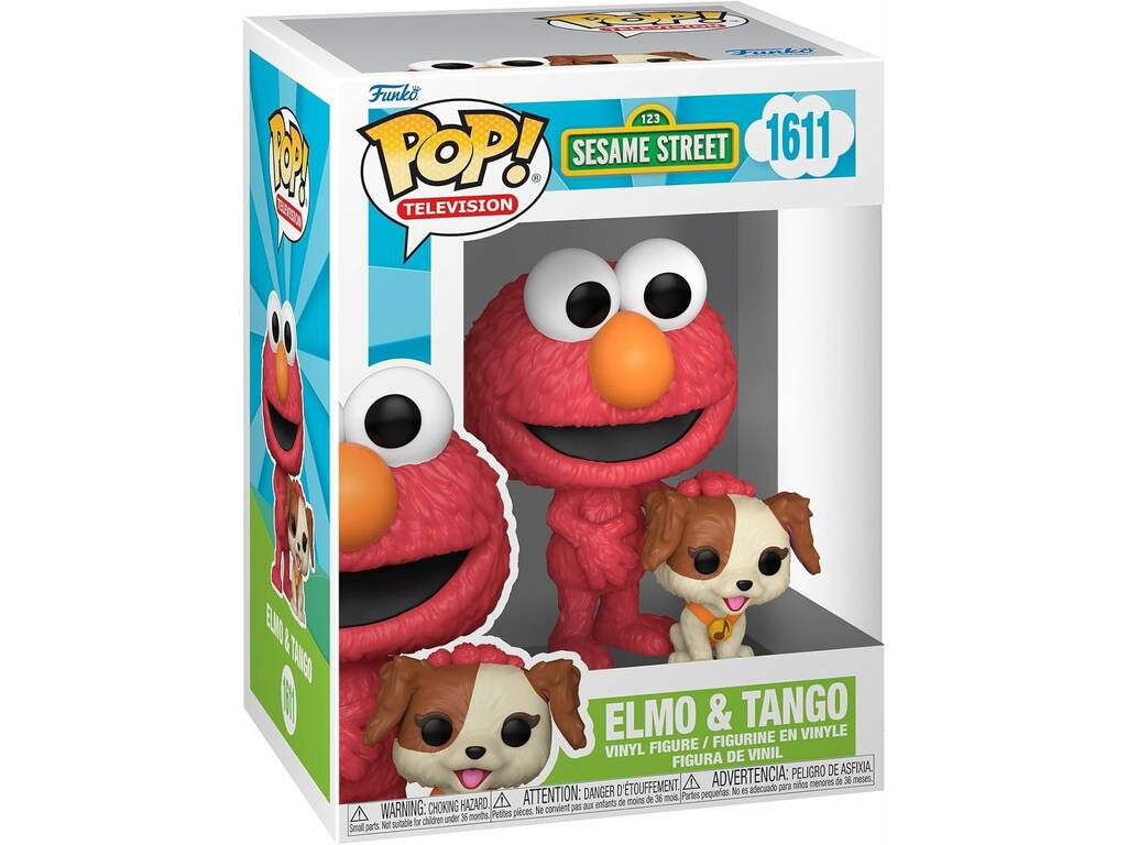 Funko Pop Television Barrio Sésamo Figura Elmo y Tango