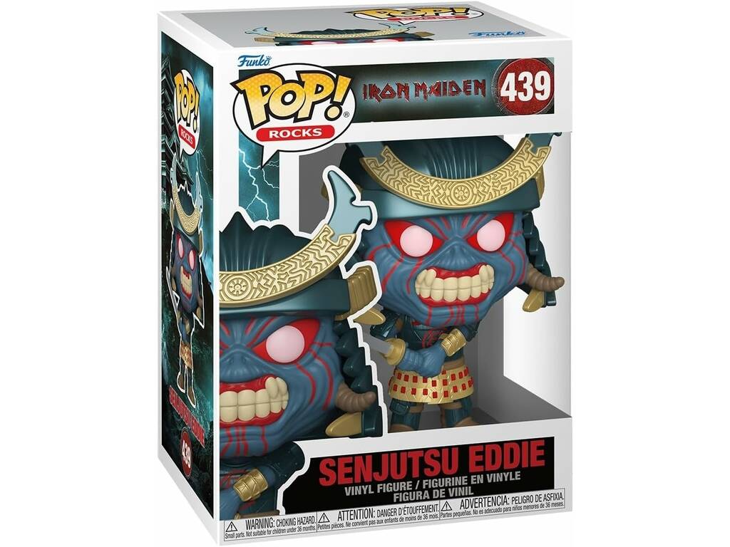 Funko Pop Rocks Iron Maiden Figura Senjutsu Eddie