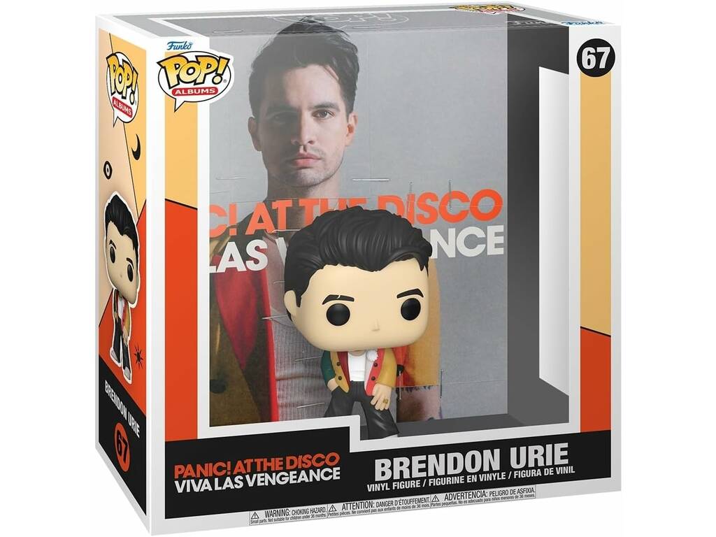 Funko Pop Albums Panic At The Disco Disco Viva Las Vengance con Figura Brendon Urie