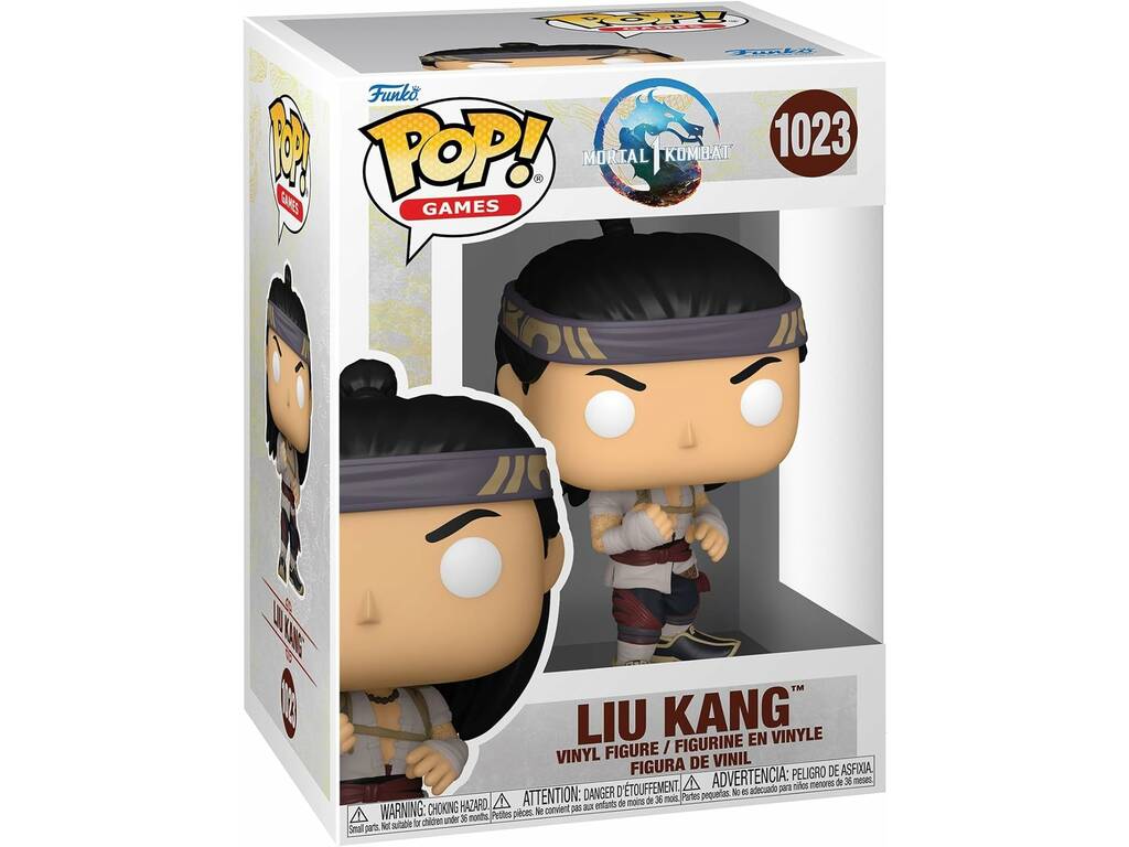 Funko Pop Games Mortal Kombat 1 Figura Liu Kang