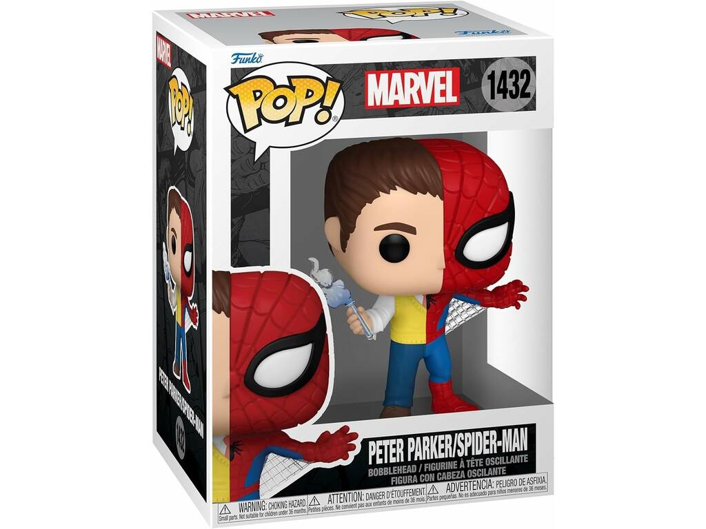 Funko Pop Marvel Figura Peter Parker y Spiderman