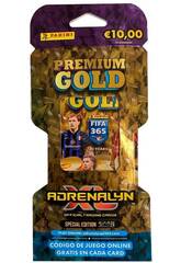 imagen Adrenalyn XL Fifa 365 2025 Sobre Premium Gold con 10 Cards