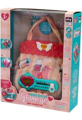 Mini Bolsa Glamour Rosa com Luz e Sons