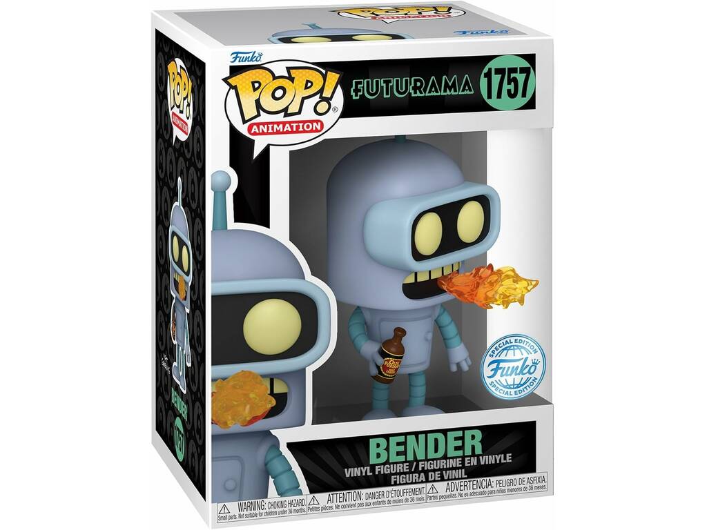 Funko Pop Animation Futurama Figura Bender