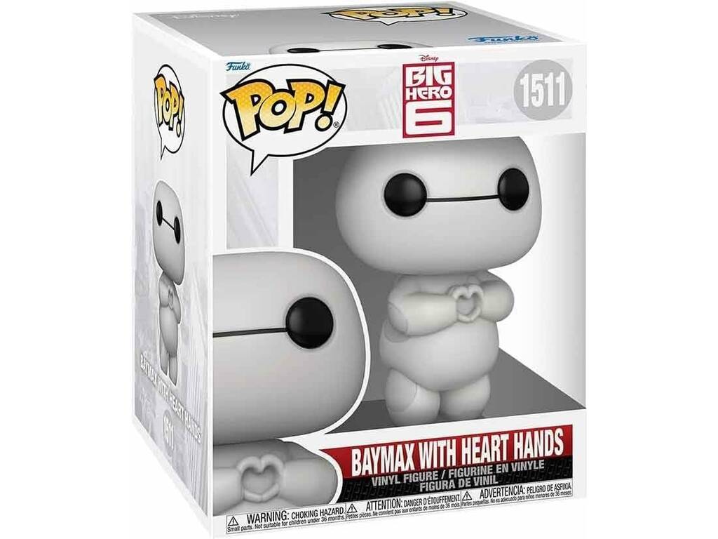 Funko Pop Big Hero 6 Figura Baymax con Manos en Forma de Corazón