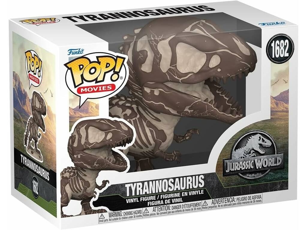 Funko Pop Movies Jurassic World Figura Tyrannosaurus Fossil