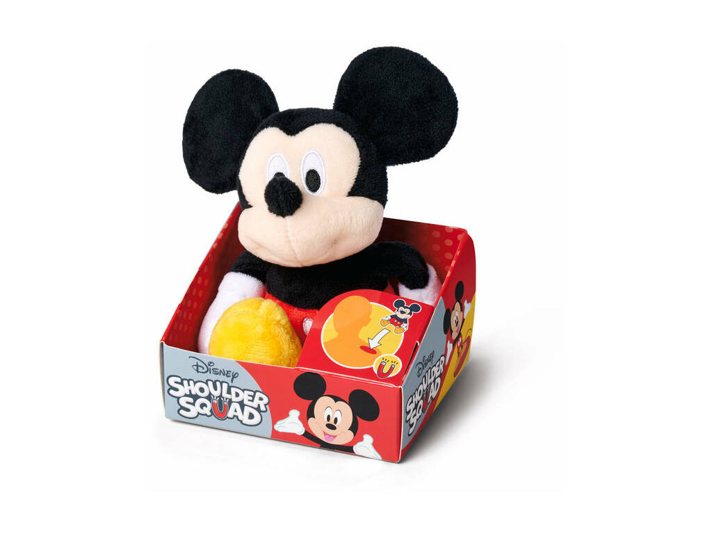 Disney Shoulder Squad Peluche Mickey Mouse 12 cm para el Hombro