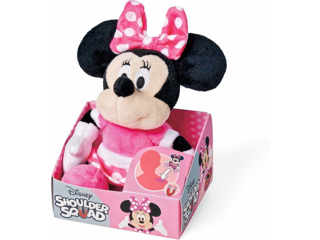 Disney Shoulder Squad Peluche Minnie Mouse 12 cm para el Hombro