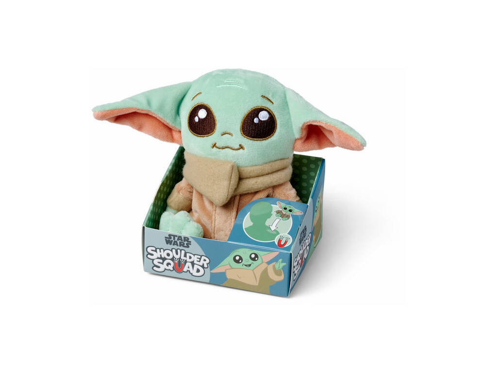 Star Wars Shoulder Squad Peluche Grogu 12 cm para el Hombro