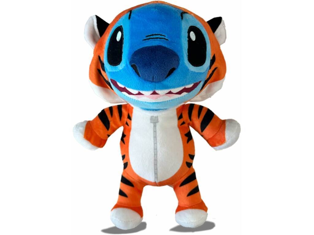 Disney Stitch In Costume Peluche Stitch con Disfraz de Rajah de 25 cm