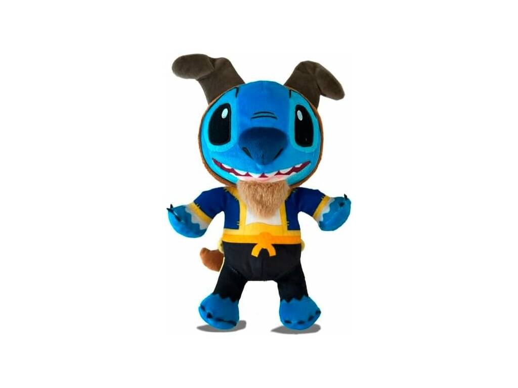 Disney Stitch en costume 25 cm Peluche Stitch la Bête en costume