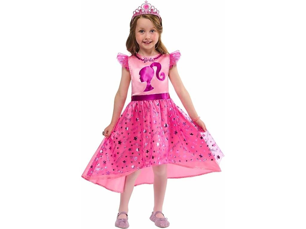 Disfraz Niña Barbie Princesa con Accesorios T-XS