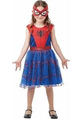 Costume per bambina Spider Girl taglia T