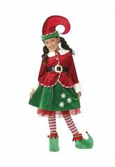 Costume Elfa Deluxe per bambini taglia S