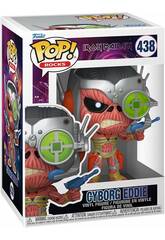 Funko Pop Rocks Iron Maiden Figura Cyborg Eddie